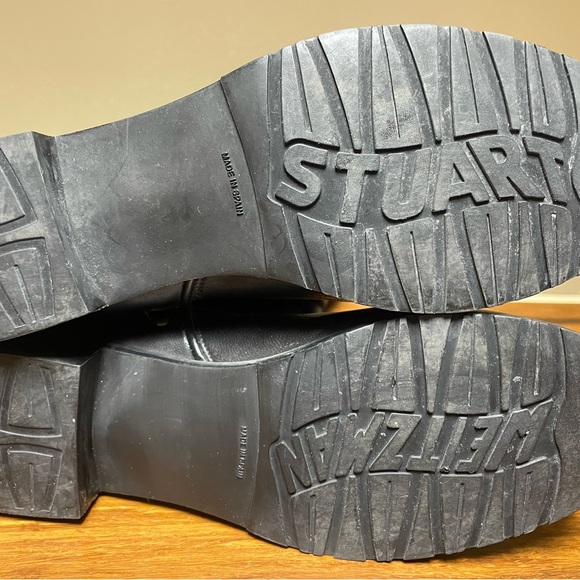 Stuart Weitzman Black Leather Boots - Picture 6 of 7